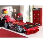 Set Formula 1 car - 3 piese (pat masina, dulap race, noptiera)